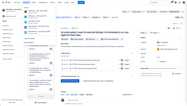 Explore Our AI Test Case Generator Project in Jira